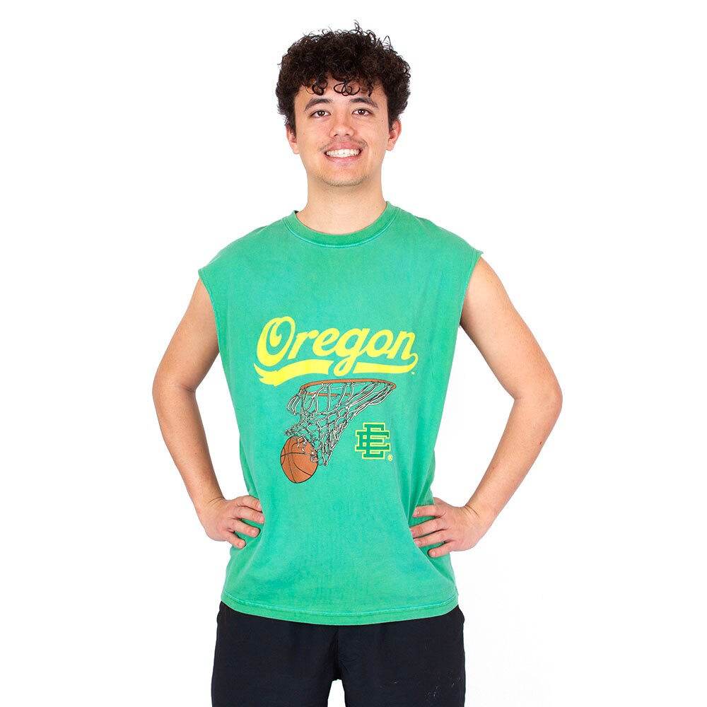 Ducks Spirit, Eric Emanuel, Green, Sleeveless, Cotton, Men, Eric Emanuel, Tail, 40's Style, Tank, 949792